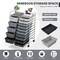 Rolling Storage Cart 15 Drawer Organizer With Wheels Craft Office Supply Organizer Steel Frame Multicolor Drawers